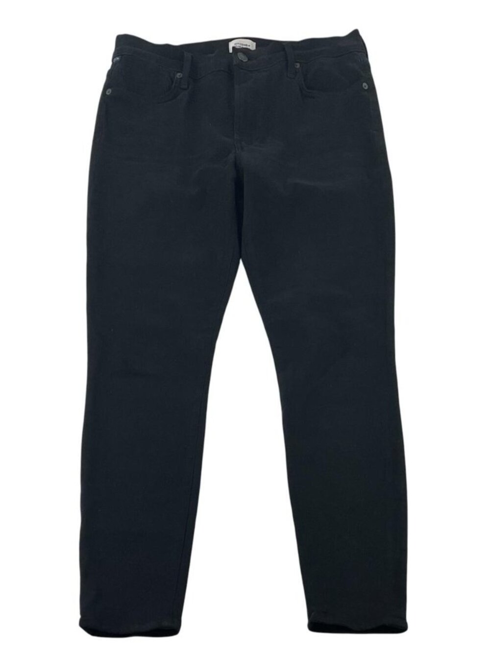 Citizens Of Humanity Rocket Ankle Mid Rise Jeans Womens Size 30 Black